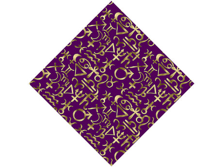 Purple Horoscopes Astrology Vinyl Wrap Pattern