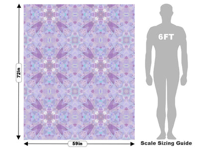 Purple Iris Tile Vehicle Wrap Scale~Rwraps Series 914 Purple Iris Tile Measurements~2