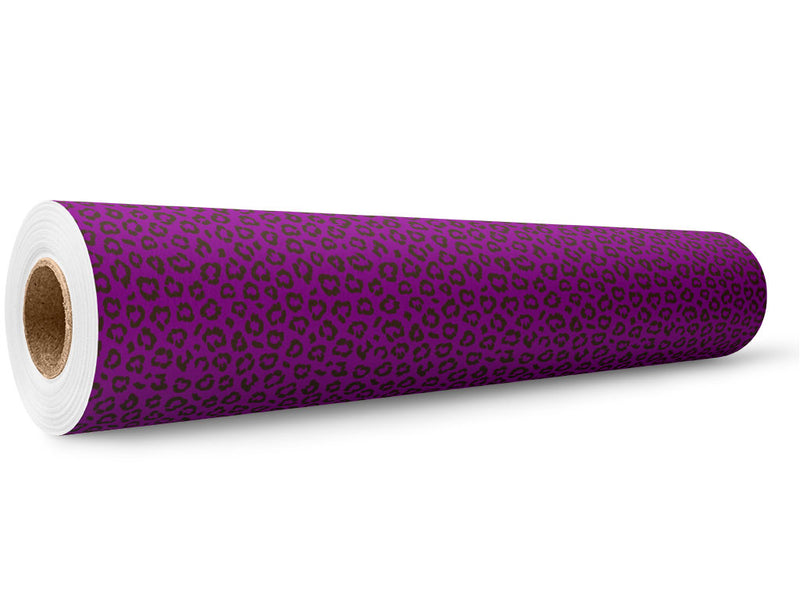 Purple Leopard Wrap Film Wholesale Roll~Rwraps Series 914 Digitally Printed Vinyl Roll~6