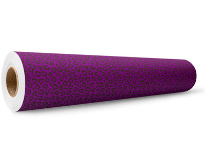 Purple Leopard Wrap Film Wholesale Roll~Rwraps Series 914 Digitally Printed Vinyl Roll~6