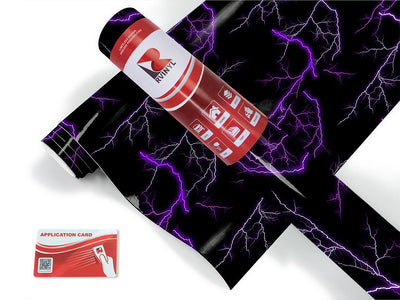 purple lightning lightning Craft Vinyl Roll