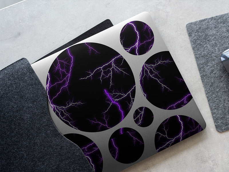 purple lightning lightning DIY Laptop Stickers