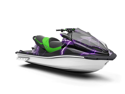 Purple Lightning Jet Ski Vinyl Customized Wrap
