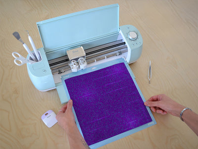 Purple Matrix Technology Vinyl Film Pattern Size 12 inch Scale~Rwraps Purple Matrix Technology Sizing Chart~3