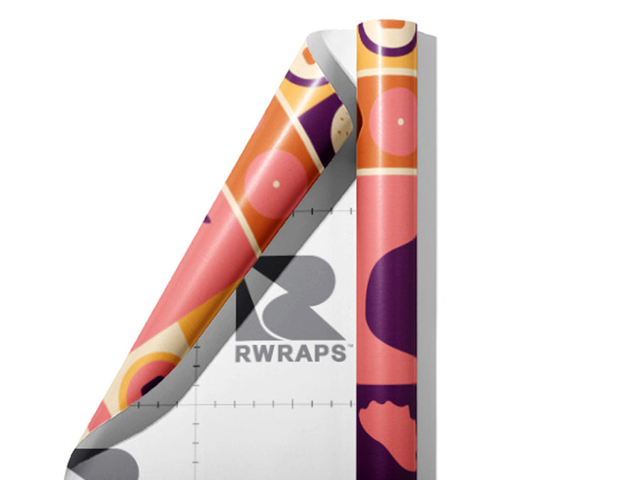 Purple Menu Food Wrap Film Sheets~Rwraps Series 914 Purple Menu Food Scrolled Sheet~3