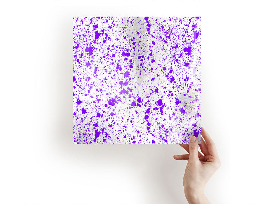 purple overload paint splatter Craft Sheets