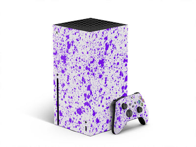 purple overload paint splatter XBOX DIY Decal