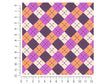 purple penchant argyle 1ft x 1ft Craft Sheets