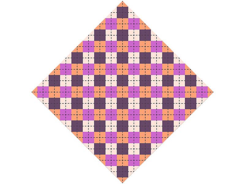 Purple Penchant Argyle Vinyl Wrap Pattern