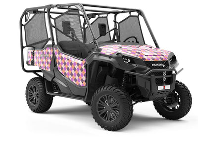 Purple Penchant Argyle Utility Vehicle Vinyl Wrap
