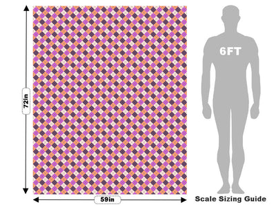 Purple Penchant Argyle Vehicle Wrap Scale~Rwraps Series 914 Purple Penchant Argyle Measurements~1
