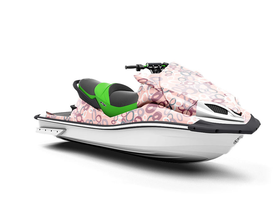 Purple Phobia Abstract Jet Ski Vinyl Customized Wrap