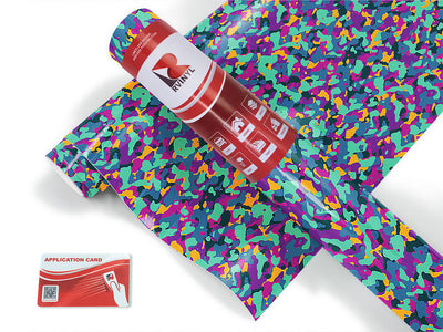 purple shower camouflage Craft Vinyl Roll