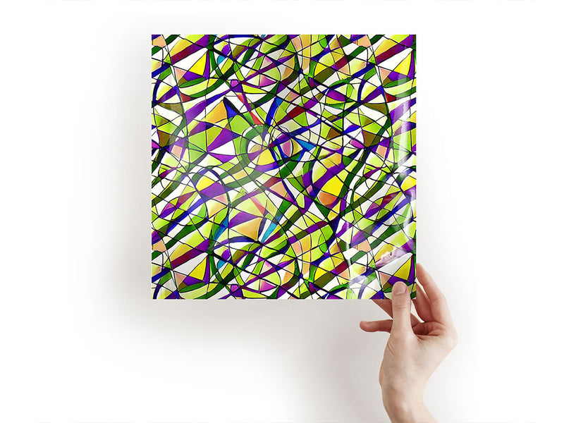 purple slashes stained glass Craft Sheets