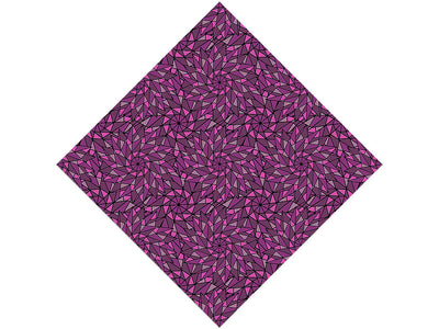 Purple Star Stained Glass Vinyl Wrap Pattern