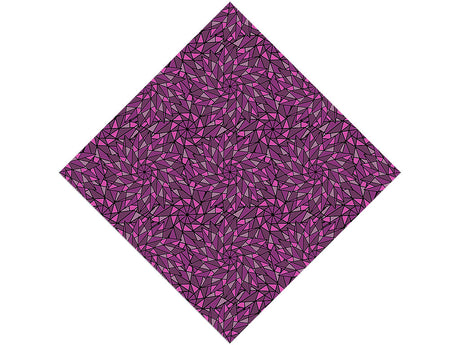 Purple Star Stained Glass Vinyl Wrap Pattern