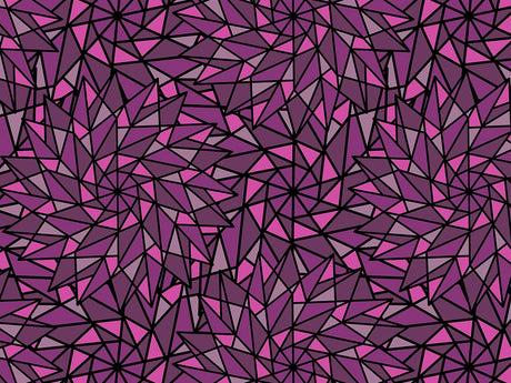 Purple Star Stained Glass Vinyl Wrap Pattern~Rwraps Series 914 Digitally Printed Vinyl Wrap~0