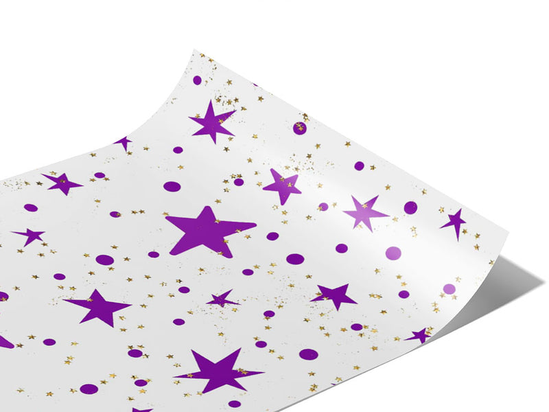 Purple Starlight Astrology Vinyl Wraps~Rwraps Series 914 Digitally Printed Vinyl Wrap~0