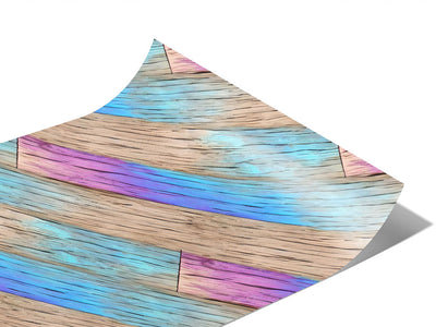 Purple Streaks Wooden Parquet Vinyl Wraps~Rwraps Series 914 Digitally Printed Vinyl Wrap~1