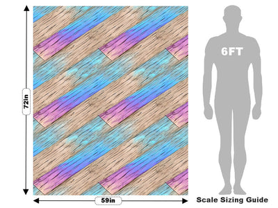 Purple Streaks Wooden Parquet Vehicle Wrap Scale~Rwraps Series 914 Purple Streaks Wooden Parquet Measurements~2