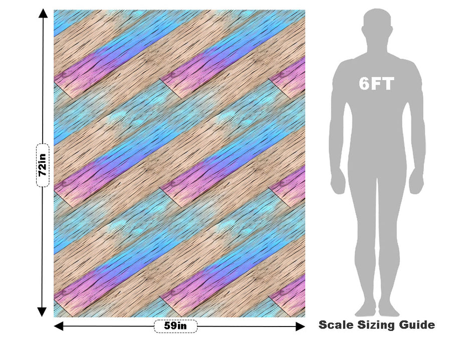 Purple Streaks Wooden Parquet Vehicle Wrap Scale~Rwraps Series 914 Purple Streaks Wooden Parquet Measurements~2