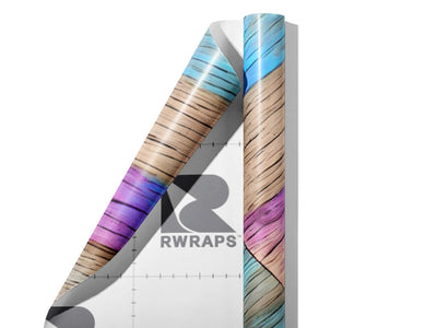 Purple Streaks Wooden Parquet Wrap Film Sheets~Rwraps Series 914 Purple Streaks Wooden Parquet Scrolled Sheet~4