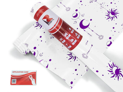 purple suns astrology Craft Vinyl Roll