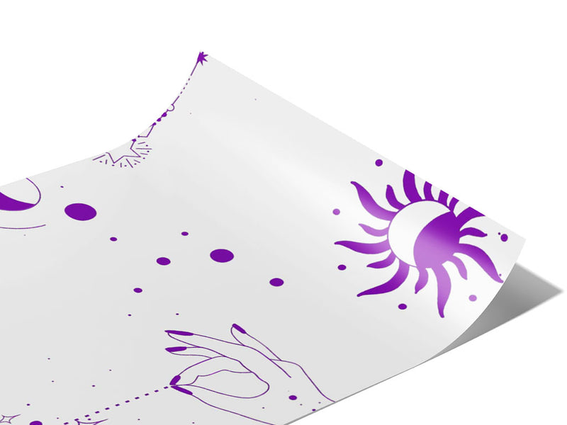 Purple Suns Astrology Vinyl Wraps~Rwraps Series 914 Digitally Printed Vinyl Wrap~0