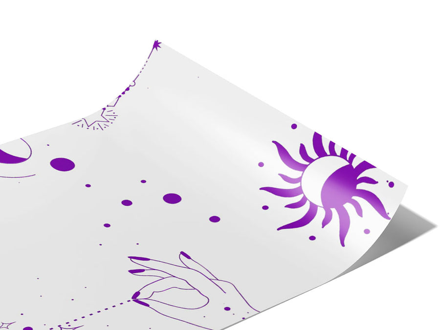 Purple Suns Astrology Vinyl Wraps~Rwraps Series 914 Digitally Printed Vinyl Wrap~0