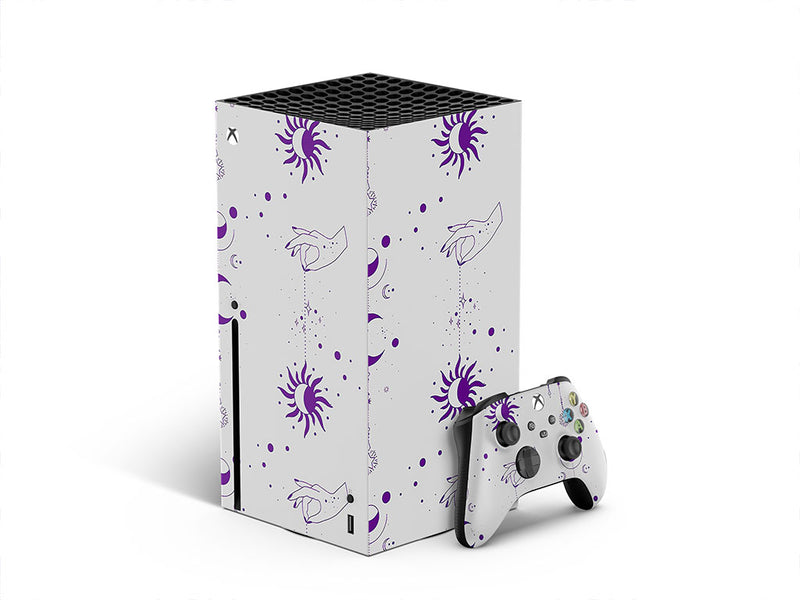 purple suns astrology XBOX DIY Decal