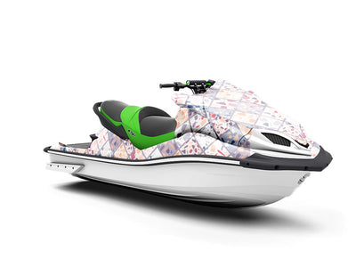 Purple Tile Jet Ski Vinyl Customized Wrap