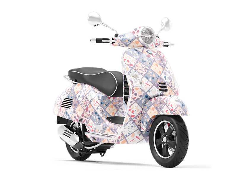 Purple Tile Vespa Scooter Wrap Film