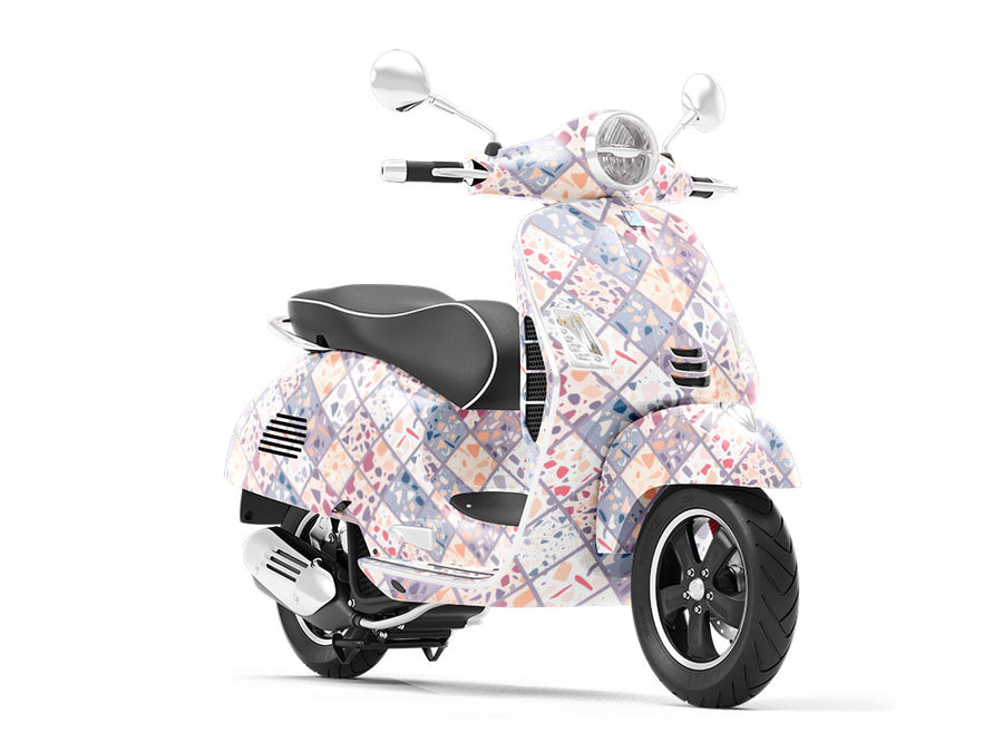 Purple Tile Vespa Scooter Wrap Film