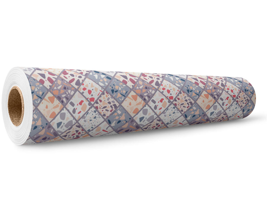 Purple Tile Wrap Film Wholesale Roll~Rwraps Series 914 Digitally Printed Vinyl Roll~5