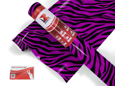 purple tiger animal print Craft Vinyl Roll