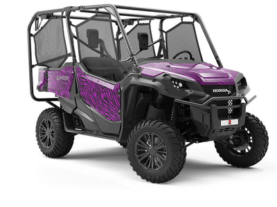 Purple Tiger Utility Vehicle Vinyl Wrap