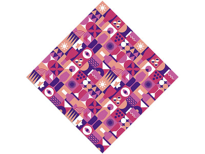 Purple Wine Mosaic Vinyl Wrap Pattern