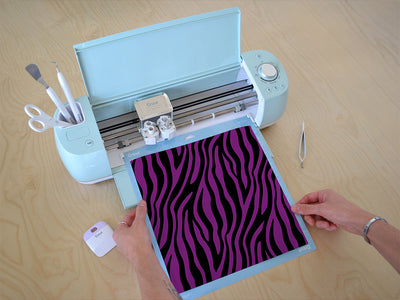 purple zebra animal print Cricut Compatible Vinyl