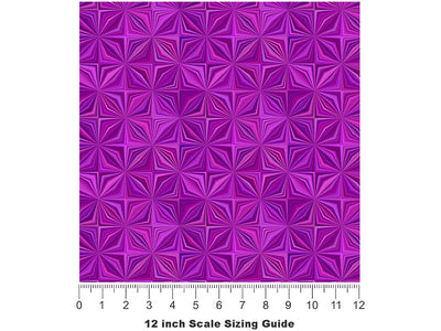 Purpureus Compass Mosaic Vinyl Film Pattern Size 12 inch Scale~Rwraps Purpureus Compass Mosaic Sizing Chart~2