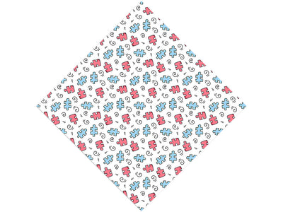 Puzzle Pastels Hobby Vinyl Wrap Pattern