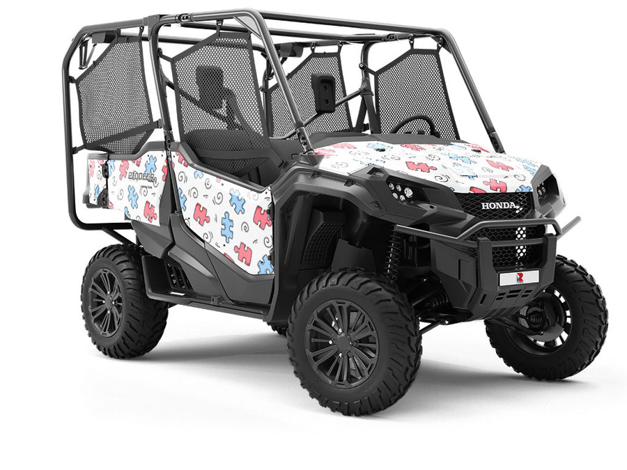 Puzzle Pastels Hobby Utility Vehicle Vinyl Wrap
