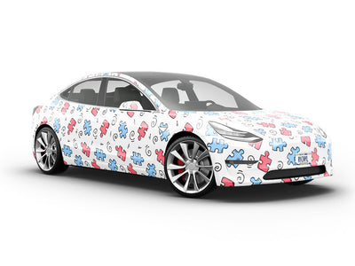 Puzzle Pastels Hobby Vehicle Vinyl Wrap