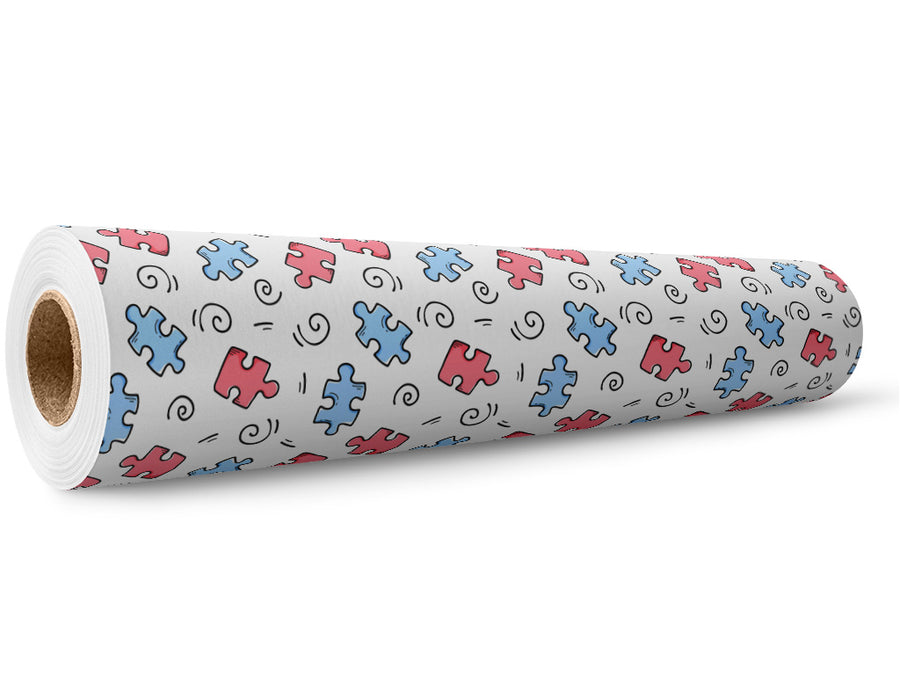 Puzzle Pastels Hobby Wrap Film Wholesale Roll~Rwraps Series 914 Digitally Printed Vinyl Roll~5