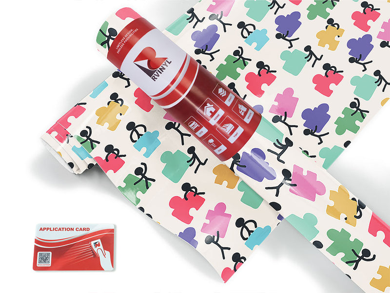 puzzle teamwork hobby Craft Vinyl Roll