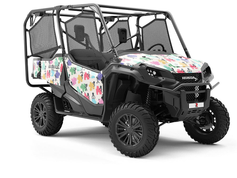 Puzzle Teamwork Hobby Utility Vehicle Vinyl Wrap