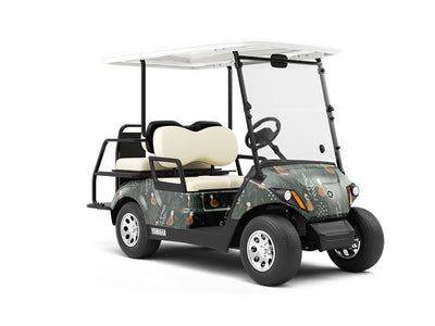 Quack Attack Birds Wrapped Golf Cart