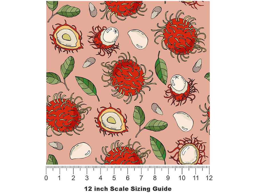 Queen Zaida Fruit Vinyl Film Pattern Size 12 inch Scale~Rwraps Queen Zaida Fruit Sizing Chart~2