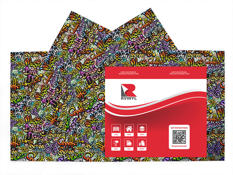 quick throwies graffiti Craft Vinyl Sheet Pack