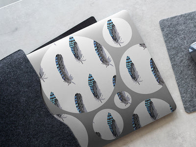 quill materials bird DIY Laptop Stickers