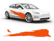 3M Bright Orange R Tear Body Graphic~Full Side Auto Decal Kit~0
